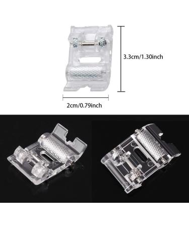 2 Pcs Roller & Zigzag Teflon Sewing Machine Presser Foot Set - Compatible with Singer, Brother, Babylock, & More - Low Shank Simplicity Sewing Machine Accessories - Buy Online on GoSupps.com