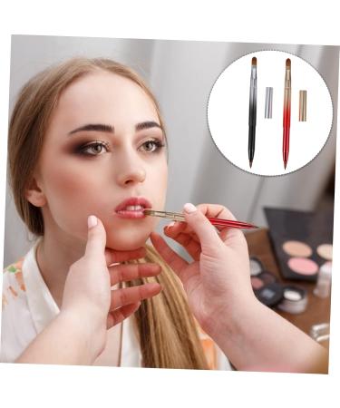 FRCOLOR 6 Pcs Retractable Lip & Eyebrow Brush Set - Portable Makeup Brushes for Travel | Versatile Eye Shadow & Lip Gloss Applicators - Buy Online on GoSupps.com