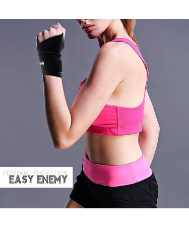 IPOW 2 Wrist Band - Adjustable Breathable Joint Support for Sports & Fitness - Black Red Orange - Buy Online on GoSupps.com