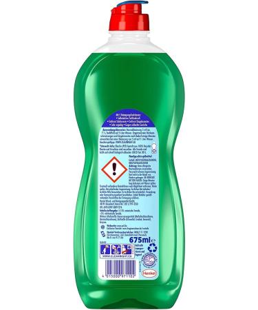 Buy Pril 5 Plus Original Fresh Mint Hand Dishwashing Liquid (3 x 675 ml) - Self-Active Grease Dissolver for International Shipping - Buy Online on GoSupps.com