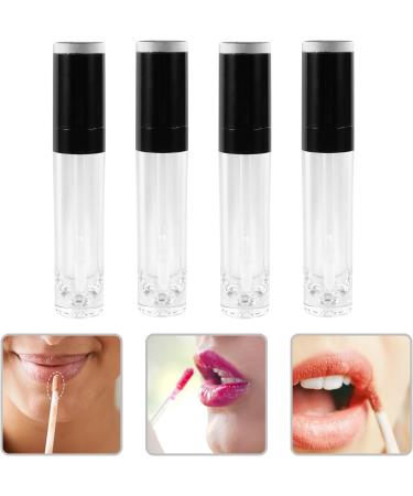 G n rique Lot de 4 Tubes de Gloss L vres Vides 8 Ml Noir L ger Plastique R utilisable pour Voyage Maquillage DIY - Buy Online on GoSupps.com