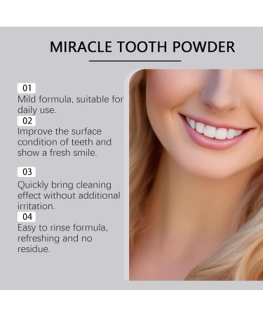 KLYso Mint-Flavored Tooth Powder - Gentle Teeth Cleaning Fresh Breath Daily Oral Care Stain Reduction Whitening Effect(2PCS) - Buy Online on GoSupps.com