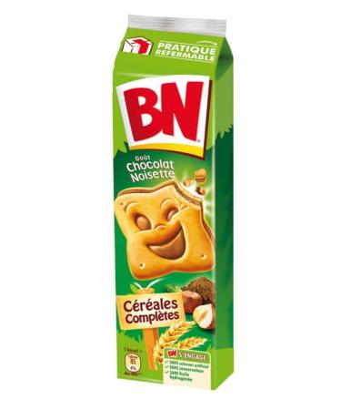 BN - Chocolate Hazelnut Flavor Sandwhich Biscuits - 295g - Pack of 4