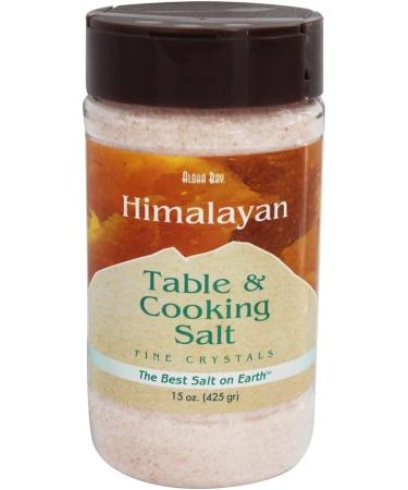 Aloha Bay Himalayan Table & Cooking Salt Fine Crystals 15 oz - Natural Mineral Sea Salt - Buy Online on GoSupps.com