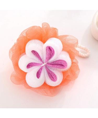 Buy Healifty Shower Sponge Balls - Unique Flower Shape Mesh Bath Scrubber for Family - 4pcs | International Shipping Available - Buy Online on GoSupps.com