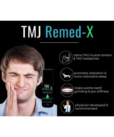 Dr. A's TMJ Remed-X Rapid Relief Serum - Organic Jaw & Muscle Tension Cream 1oz - Buy Online on GoSupps.com