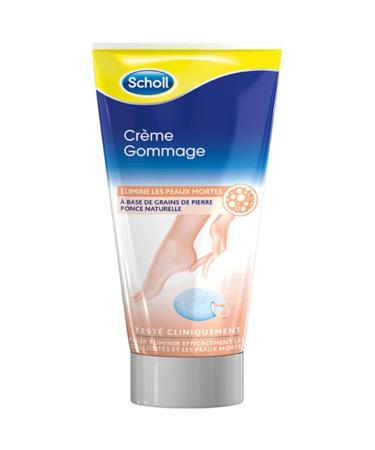 SCHOLL Soin Gommant Pieds Douceur limine Peaux Mortes pour une Texture Lisse (Tube 75 mL) - Le lot de 3