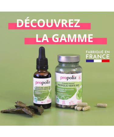 PROPOLIA - Teinture m re Propolis Verte Bio - Immunit & D fenses Naturelles - Haute Concentration (21%) - Sans gluten - Fabriqu e en France - Flacon 30 Ml - Buy Online on GoSupps.com