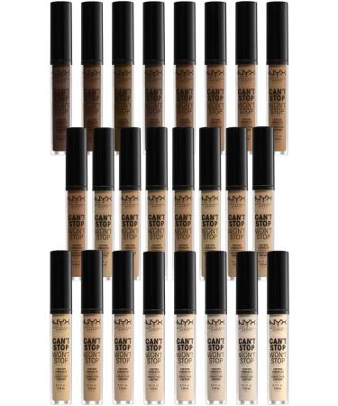 NYX Can't Stop Won't Stop Full Coverage Concealer in Mocha - 0.025 oz - Buy Online on GoSupps.com