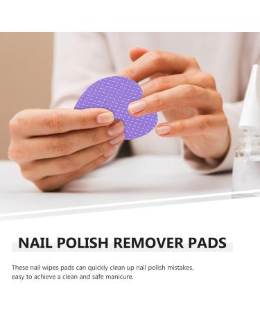 FOMIYES 200 Sheets Eyelash Cleaning Pads gel nail remover wipes nail polish removal pads glue wipes pads eyelash remover nails gel snail polish removers acrylic major travel cotton purple - Buy Online on GoSupps.com