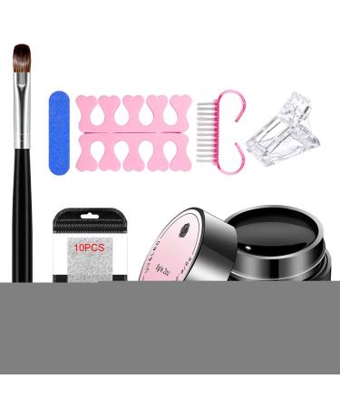 Broken Nail Repair 5g File Brush and Tweezers | Nail Repair Gel File and Brush Daily Manicure Care for Women and Girls