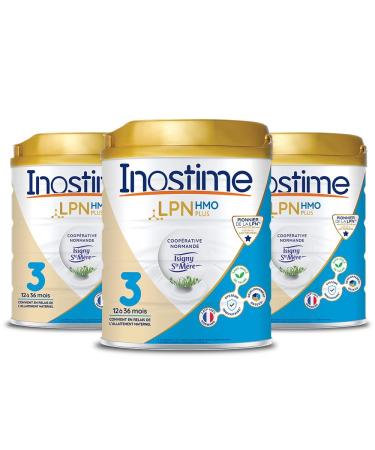 Inostime LPN HMO Plus 3rd Age Infantile Milk - Pack of 3