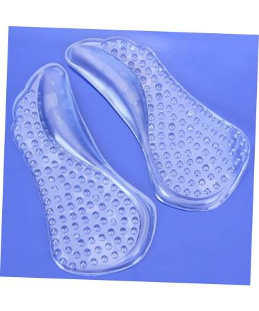 FRCOLOR High Heel Inserts for Women - Adhesive Arch Support Insoles with Massaging Effect | Comfortable Silicone Gel Insoles - Buy Online on GoSupps.com