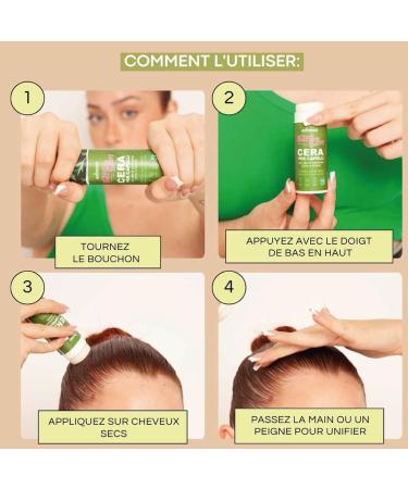 Cire Cheveux Femme pour Plaquage Cheveux avec Biotine et Huile de Romarin Stick Anti-Frisottis Cheveux Stick Cheveux Plaquage Enfant Wax Stick Hair 100% naturel et v g talien certifi 75gr - Buy Online on GoSupps.com