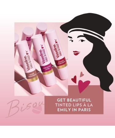 Vaseline x Emily in Paris Nude Nouveau | Tinted Lip Balm Stick | Limited Edition | (Nude Nouveau) - Buy Online on GoSupps.com