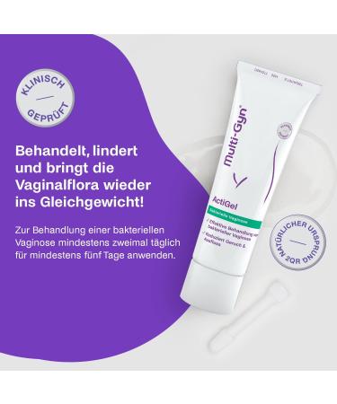 Multi-Gyn Actigel 50ml - Treatment & Prevention of Bacterial Vaginosis | 25 Applications for Genital & Vaginal Care - Buy Online on GoSupps.com