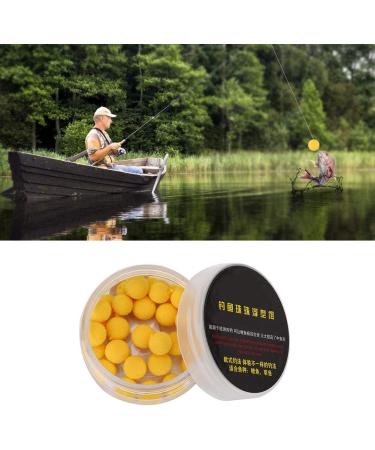 30pcs 10/12mm Smell Carp Fishing Bait Foam Pop Up Soft Pellets Boilies Eggs - Yellow 10MM | Artificial Carp Baits for Hair Rig Feeder - Buy Online on GoSupps.com