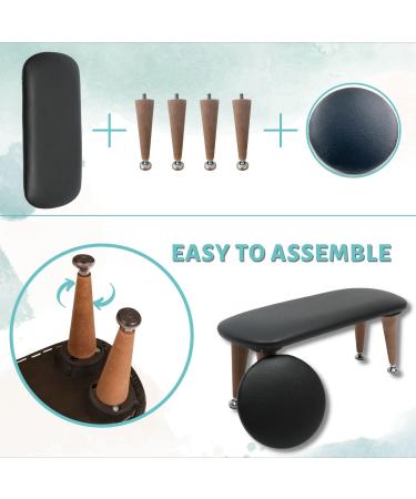 Professional Nail Technician Arm Rest: Leather Manicure Hand Cushion with Elbow Support - Buy Online on GoSupps.com