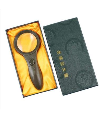 Lightweight Magnifying Glass Handheld 5X Magnifying Glass with Non-Slip Handle Suitable for Old People to Read Maps Watch Repairs Handicrafts Lofty Ambition - Buy Online on GoSupps.com