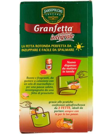  Buitoni Buitoni Granfetta Biscottate con Farina Greases 16 Individual Servings of 2 Whole Grain Biscottes 240 g Pack of 6 - Buy Online on GoSupps.com