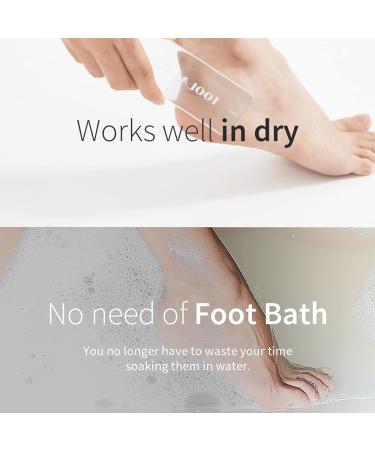 TOOLA Hypoallergenic Glass Foot Rasp File and Callus Remover (2 Pack) - Gentle Pedicure Tools for Dry/Wet Feet - Irritation-Free Foot Scrubber - Buy Online on GoSupps.com