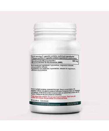 ALLBE NMN Capsules 600mg - Highest Potency Available - Premium Supplement - Cellular Health - Boost NAD+ Supports Longevity - 100% Pure NMN Supplement Canada - Fast Absorption - 2 x 60ct 60 count (Pack of 2) Nmn 36000 (600mg) - Buy Online on GoSupps.com