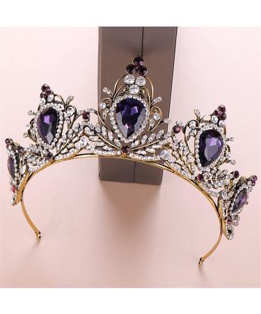 Vintage Crystal Queen Tiara for Women - Wedding, Halloween & Prom Accessory - Buy Online on GoSupps.com