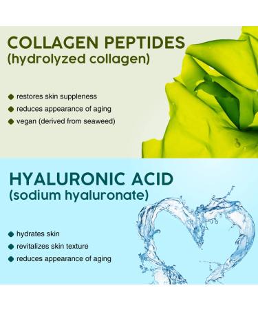 Ebanel Collagen Peptide Hydrating Face Masks - Brightening & Firming Anti-Aging Sheet Masks with Hyaluronic Acid, Vitamin C, Chamomile, Aloe - 10 Pack - Buy Online on GoSupps.com