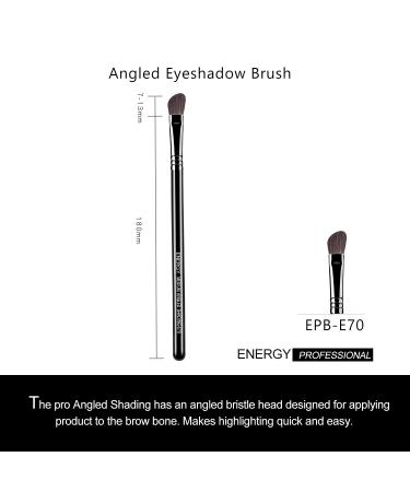 Angled Shading Eyeshadow Makeup Brush - Small Soft Natural Bristle for Highlighting Eyebrows and Blending Shadow - Buy Online on GoSupps.com