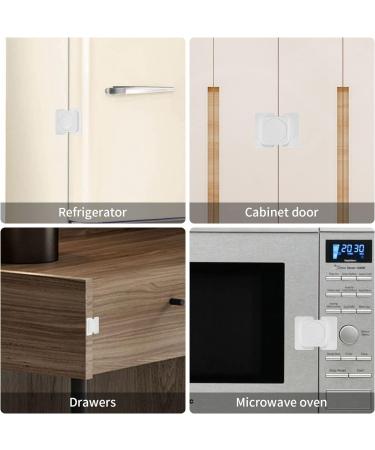 Child Safety Cupboard Locks - Baby Proofing Drawer Locks for Kitchen, Closet, and Fridge - No Drill Refrigerator Door Safety Strap - Buy Online on GoSupps.com