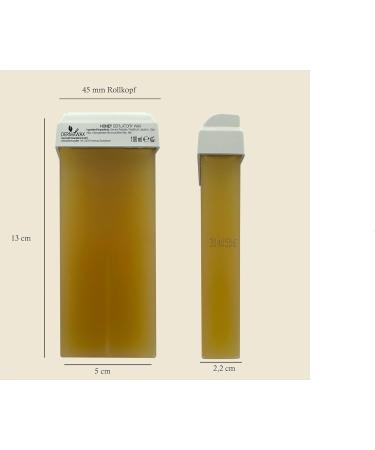 Dermawax Roll-On Wax Warmer - Honey Wax Cartridge Set for Effortless Hair Removal on Legs Arms & Back | International Shipping Available - Buy Online on GoSupps.com