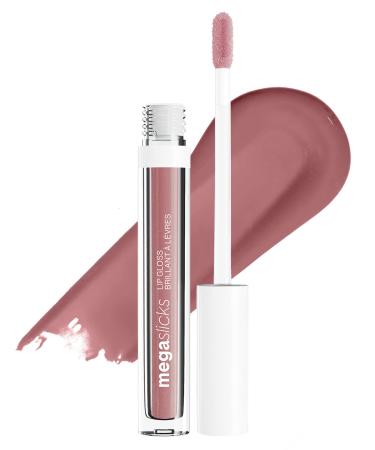 wet n wild Mega Slicks Lip Gloss | Long Lasting | Hyaluronic Acid | High Shine | Rose Pink Lowkey Pink Lowkey Pink 1 Count (Pack of 1)
