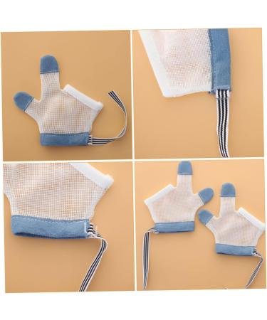 Toddmomy 4 Pairs Anti-Eating Gloves Infant Outdoor Toys Munch Mittens for Babies Silicone Mitts Baby Sucking Thumb Thumb Guard Teething Toys Yarn Gloves Kids Mitt Breathable Gloves Nylon As Shown 1x4pcs 11.5X6.5CMx4pcs - Buy Online on GoSupps.com
