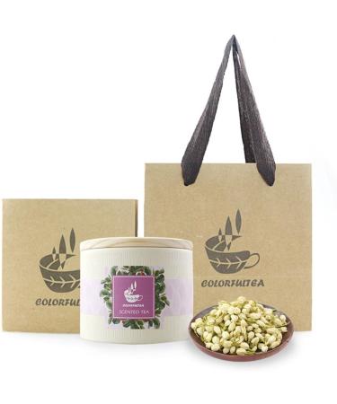 COLORFULTEA - 50g (1.76 oz) - Chinese Health Herbal Tea - Flower Tea - Floral Tea - Scented Tea - Dried Pure Jasmine Flower Bud/Jasmine Flowers Loose Leaf Tea - Fragrant Natural Organic Tea - Buy Online on GoSupps.com