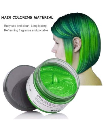 Temporary Hair Wax Color - Washable Green Hairstyle Dye for Men & Women | Natural Ingredients | 120g - Buy Online on GoSupps.com