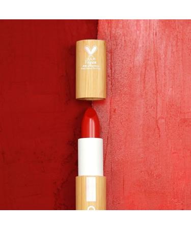 Zao Organic Lipstick Daring The Red 420 - Buy Online on GoSupps.com