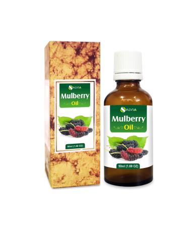 Salvia Mulberry oil Pure and Natural Cold Pressed Mulberry Carrier Oil - 50 ml / 1.69 Fl Oz