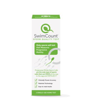 Sperm Quality Test for Men: Number 1 Progressive Motility Test Swimcount Accurate Home Testing Kit for Assessing Male Fertility and Check Sperm Health - Male Fertility Test - Private and Discrete