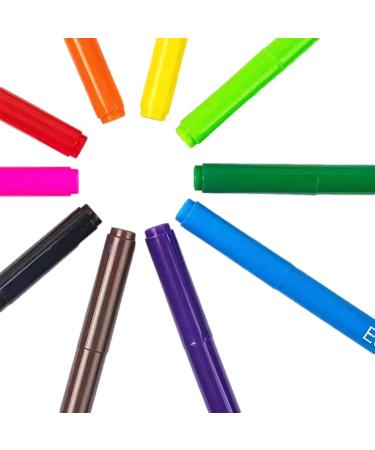 Edible 10 Colors Rainbow Dust Edible Markers Double Head Available Fine and Thick Tip Food Grade Gourmet Writers for Fondant Cakes Guanglu - Buy Online on GoSupps.com