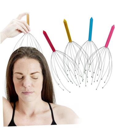 Beavorty 6 STK Head Massager Tool - Octopus Scalp Scratch & Deep Claw Massage for Ultimate Relaxation - Buy Online on GoSupps.com
