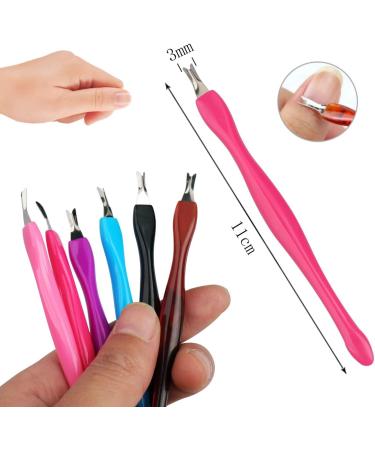 Pedicure Cuticle Trimmer Set - Professional Dead Skin Removal Tool for Nail Care (6 Colors) - Buy Online on GoSupps.com
