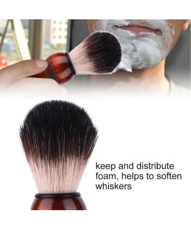 Buy Men s Nylon Bristle Shaving Brushes | Wooden Handle Barber Foam & Cleaning Brush for Home & Travel - Buy Online on GoSupps.com