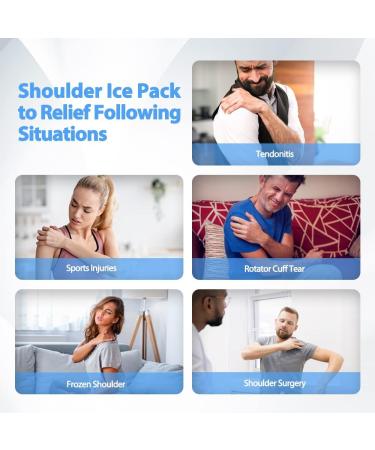 Comfpack 3D XL Shoulder Ice Pack - Hot Cold Therapy Support for Rotator Cuff Injuries - Buy Online on GoSupps.com