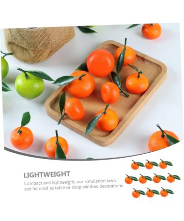 Zerodeko Fake Fruits 10pcs Stand for Decoration Simulation Oranges Ornament Realistic Oranges Artificial Fruit Decor Faux Tangerines Fake Oranges Layout Scene Decor Toy Set Foam Desktop - Buy Online on GoSupps.com