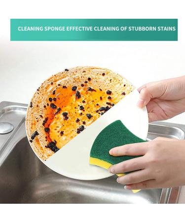 Kitchen Cleaning Sponges 24 Packs Eco Non-Scratch for Dish Cleaning Scrub Sponges Dish Cleaning Scrub Sponges - Buy Online on GoSupps.com