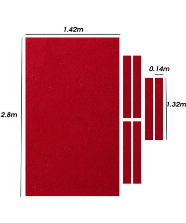 Professional 9ft Billiards Cloth - Red | Indoor Pool Table Felt for Billiard Sports - Buy Online on GoSupps.com