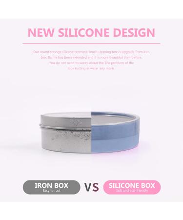 FRCOLOR 9 Pcs Makeup Brush Cleaning Box - Reusable Sponge & Cleaning Tools for Face Makeup | Assorted Colors - Premium Makeup Accessories - Buy Online on GoSupps.com