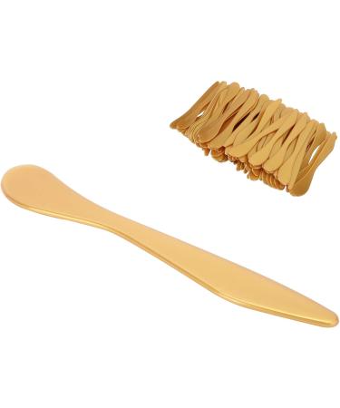Qukaim DIY Mask Tool Facial Mask Spatula DIY Cream Mixing Stick Gold Beauty Salon Tool Set - Buy Online on GoSupps.com