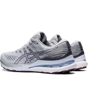 ASICS Women's Gel-Kayano 28 Running Shoes 9 Piedmont Grey/Deep Plum - Buy Online on GoSupps.com