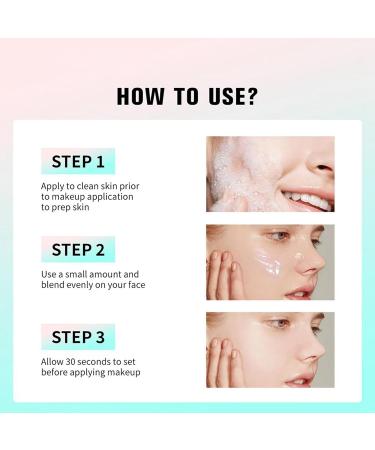 Hydrating Gel Makeup Primer - Colour Corrector with Hyaluronic Acid & Niacinamide (Pink) - Buy Online on GoSupps.com